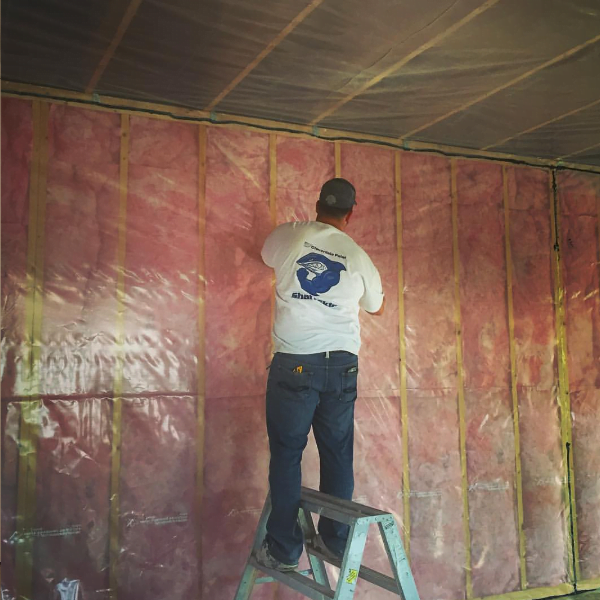 Batt insulation and Poly